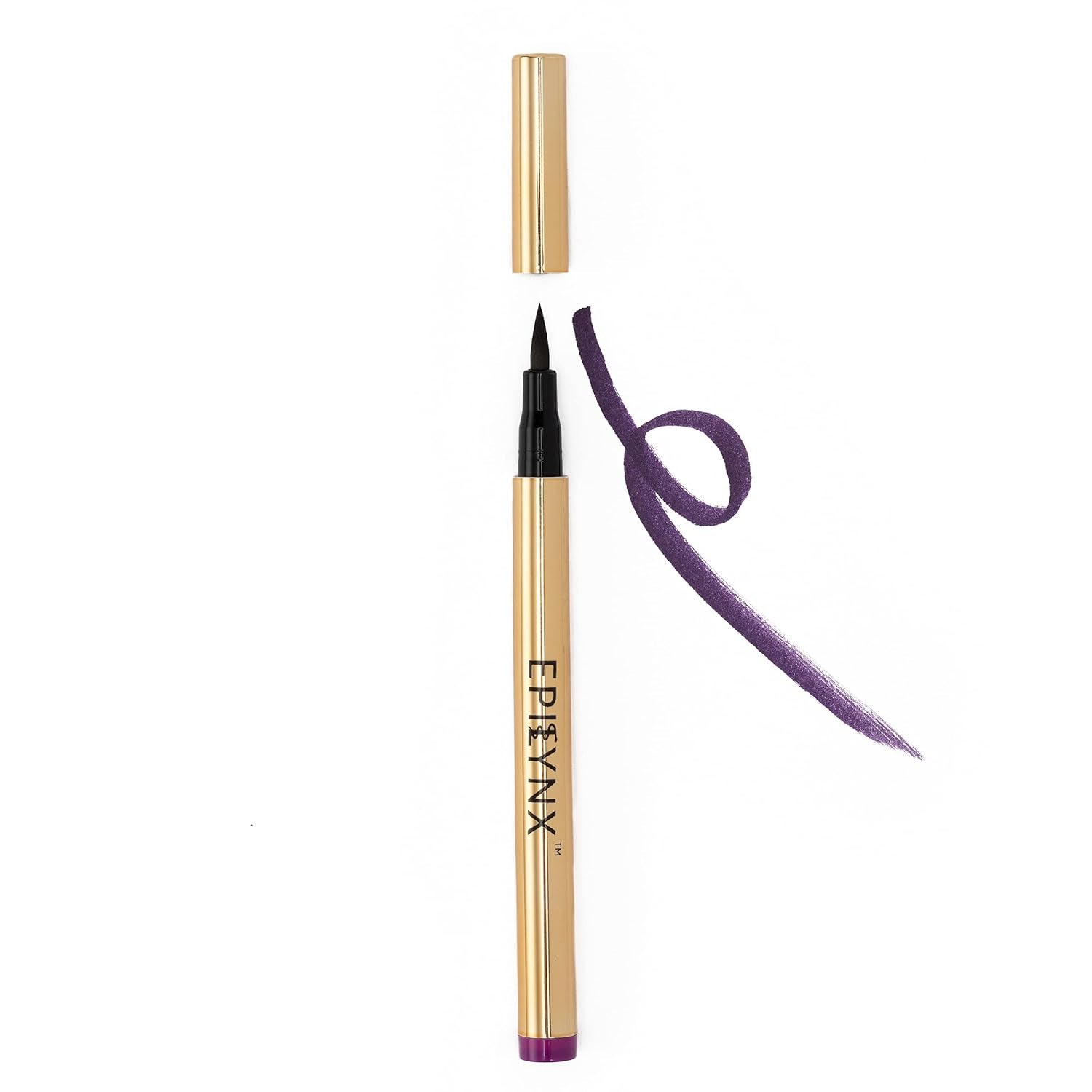 Long Lasting Waterproof Liquid Eyeliner with Precision Tip | Gluten and Allergen Free, Vegan Eyeliner Pencil |2Ml| Purple by Dr. Liia